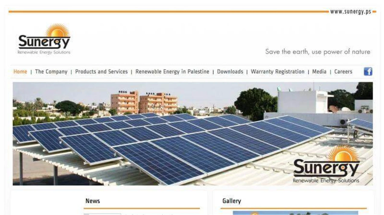 Sunergy for Renewable Energy Solutions Website