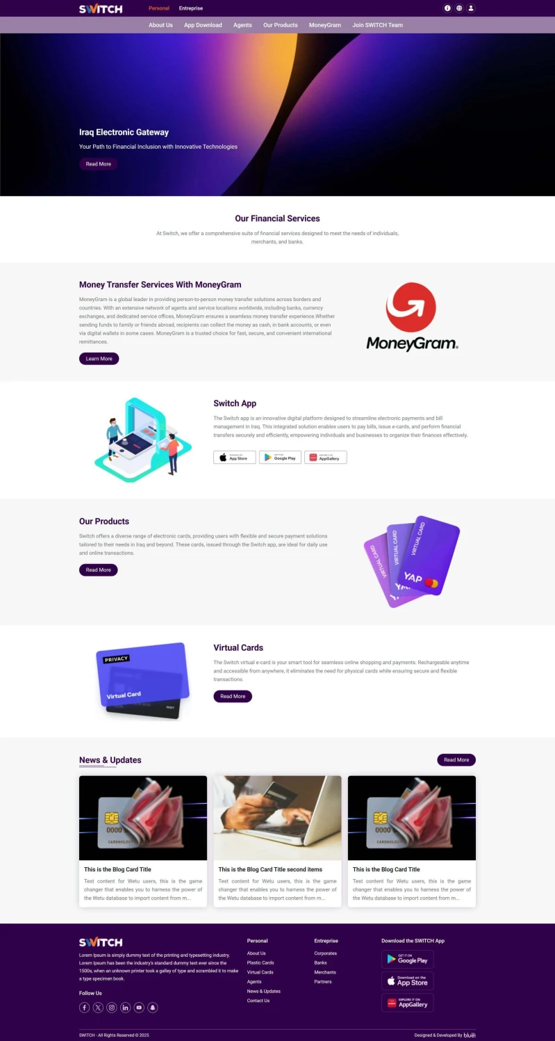 Switch Iraq Portal